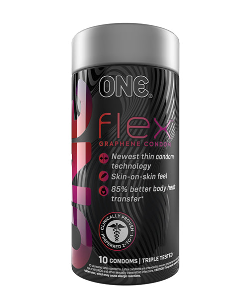 One Flex Graphene Condom - Pack of 12 by Paradise Marketing