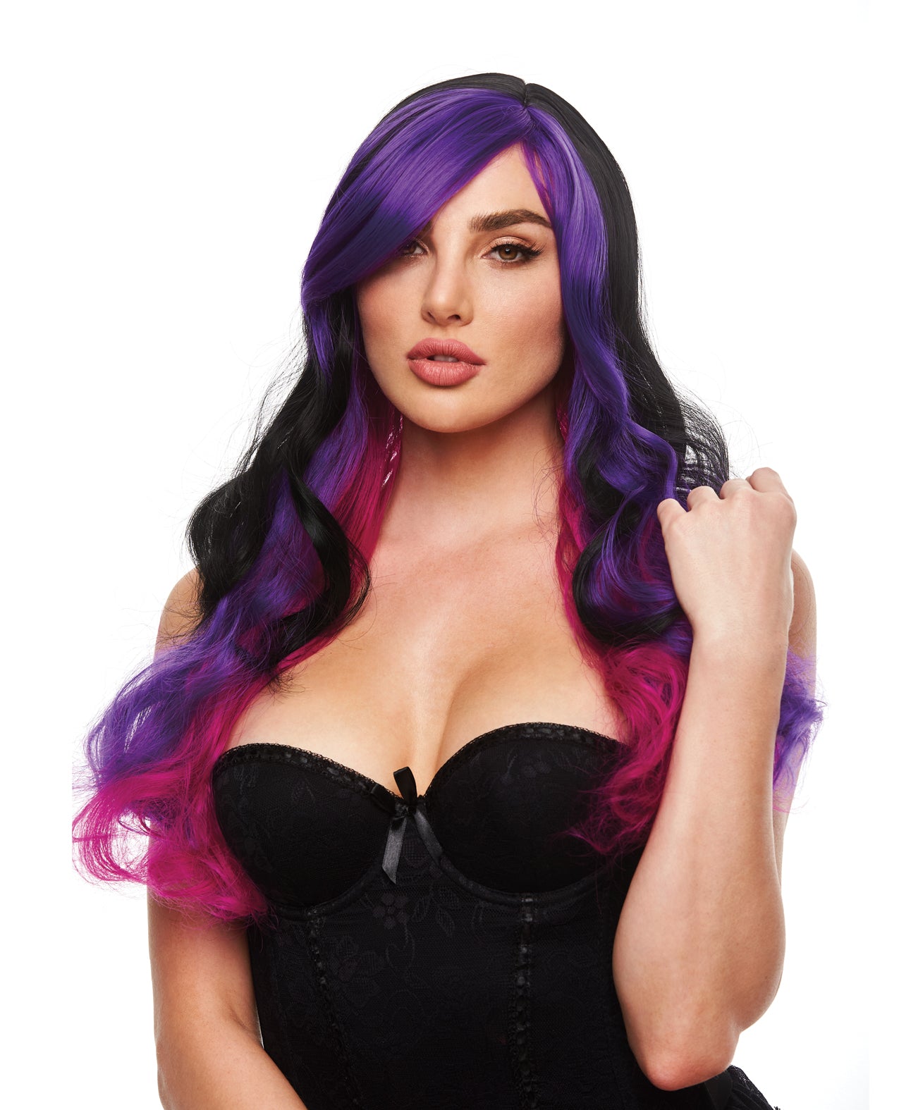Pleasure Wigs Brandi - Black/Purple by Xgen