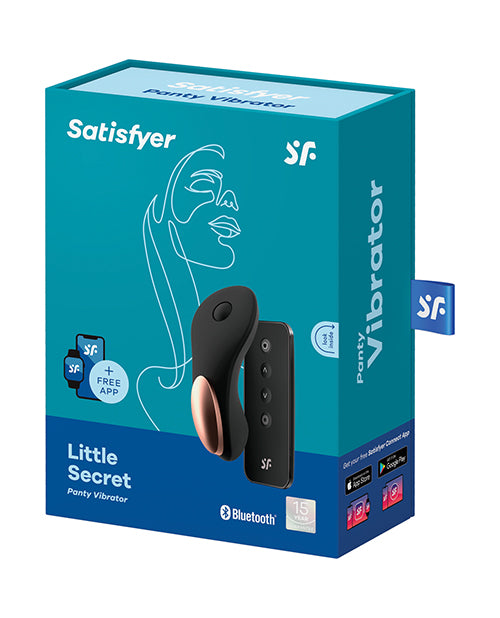 Satisfyer Little Secret Panty Vibrator - Black by Eis INCsatisfyer