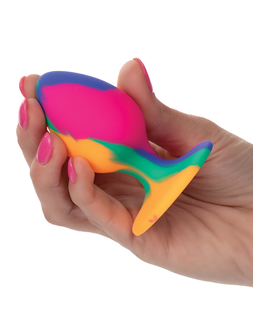 Cheeky Medium Tie Dye Plug by California Exotic Novelties