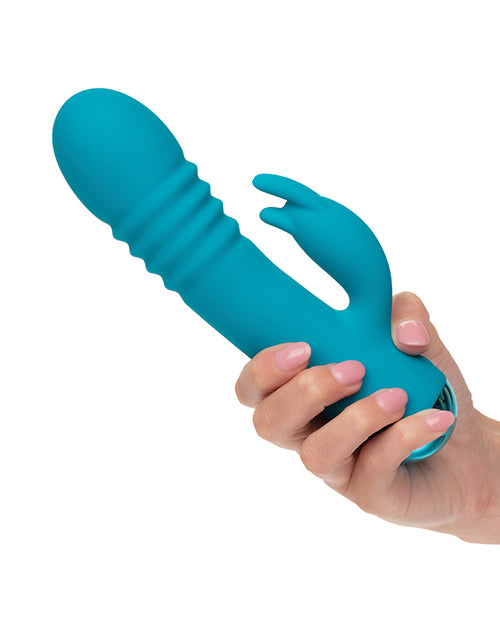 Thicc Chubby Thrusting Tickler - Aqua by California Exotic Novelties