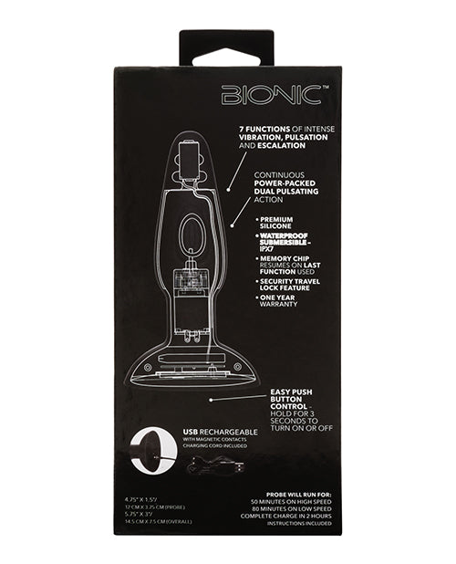Bionic Dual Pulsating Probe by California Exotic Novelties