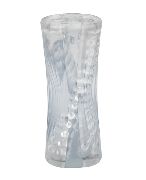 Cyclone Dual Ribbed Stroker XL - Clear by California Exotic Novelties
