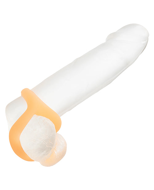 Alpha Liquid Silicone Glow in the Dark Teardrop Cock Ring by California Exotic Novelties