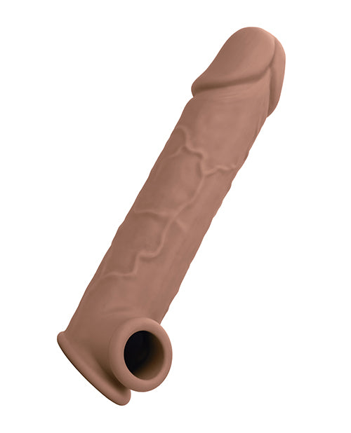 Performance Maxx Life-Like 8" Penis Extension - Brown by California Exotic Novelties