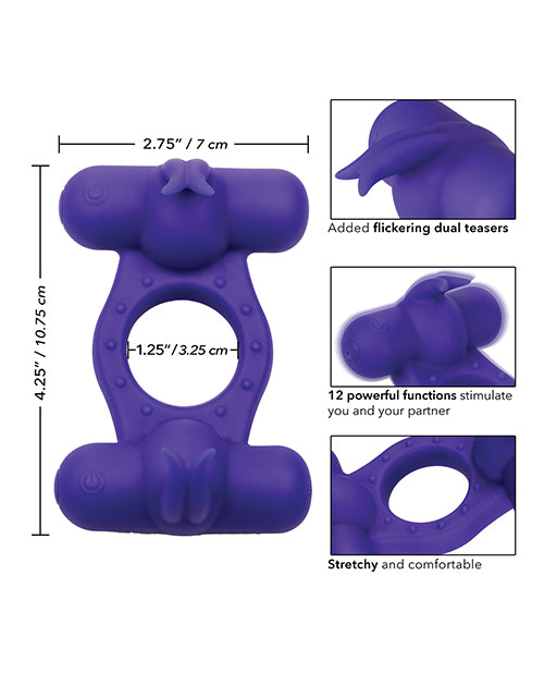 Silicone Rechargeable Triple Orgasm Enhancer by California Exotic Novelties