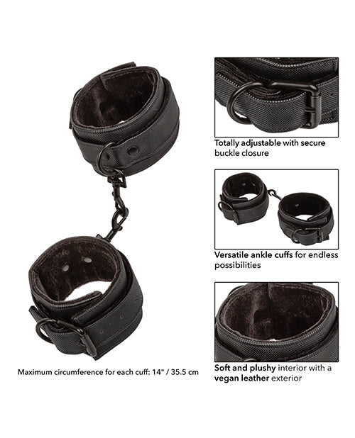 Boundless Ankle Cuffs - Black by California Exotic Novelties