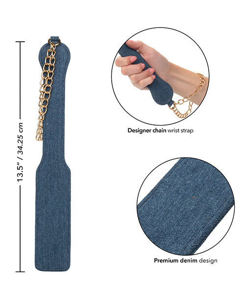 Ride 'Em Premium Denim Collection Paddle by California Exotic Novelties