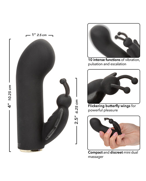 Raven Butterfly G-Spot Vibrator - Black by California Exotic Novelties