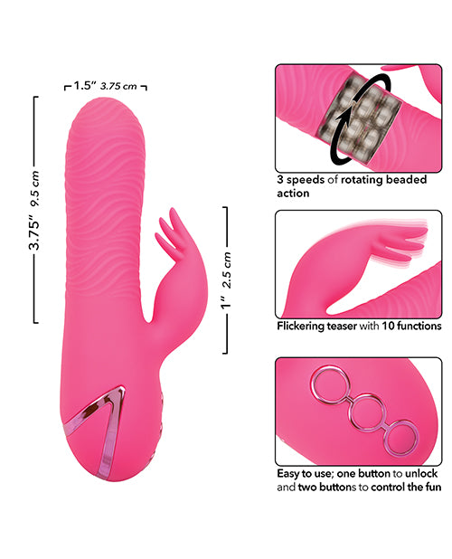 California Dreaming Sacramento Sweetie Vibrator & Rotating Stimulator by California Exotic Novelties