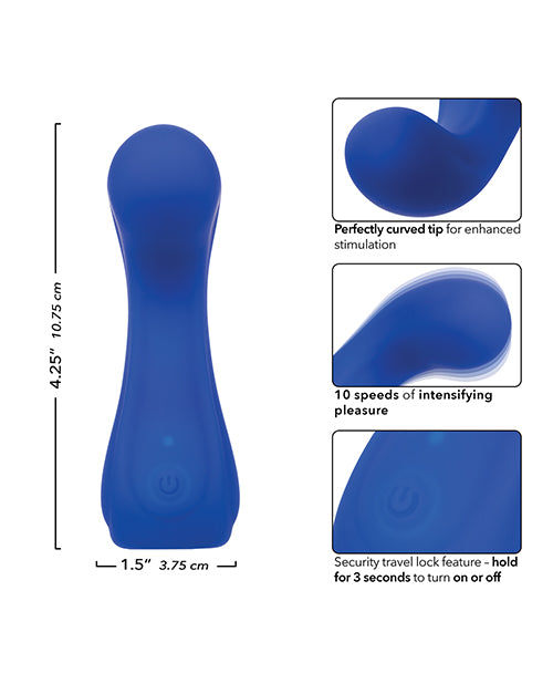 Cascade Curve Stimulator - Blue by California Exotic Novelties