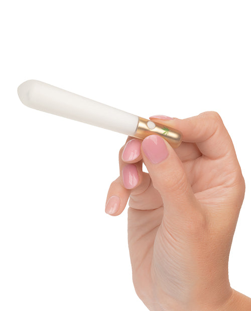 Naughty Bits Smoke Show Mini Joint Vibe - White by California Exotic Novelties