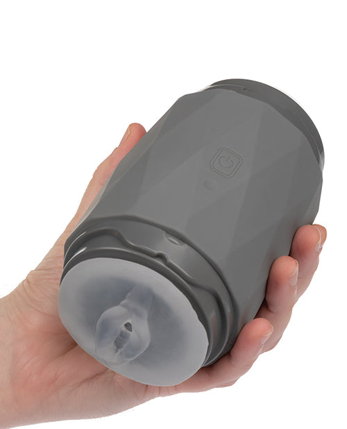 Milk Master Vibro Squeeze Pussy Stroker - Black by California Exotic Novelties