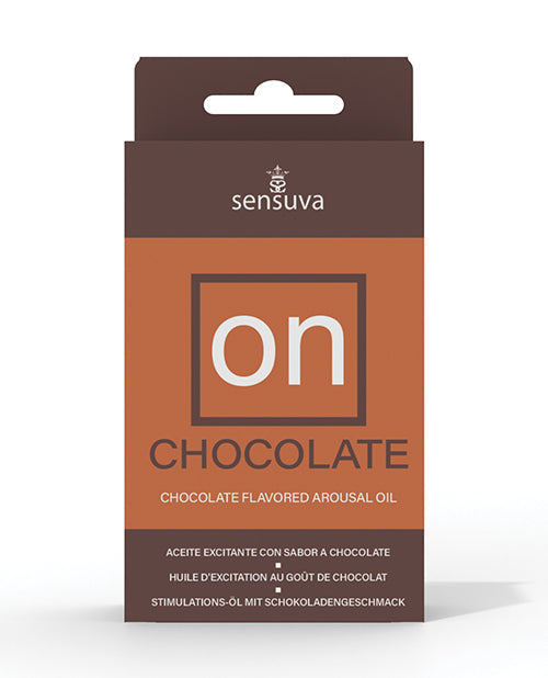 ON Arousal Oil Medium Box - 5 ml Chocolate by Sensuva Valencia Naturals