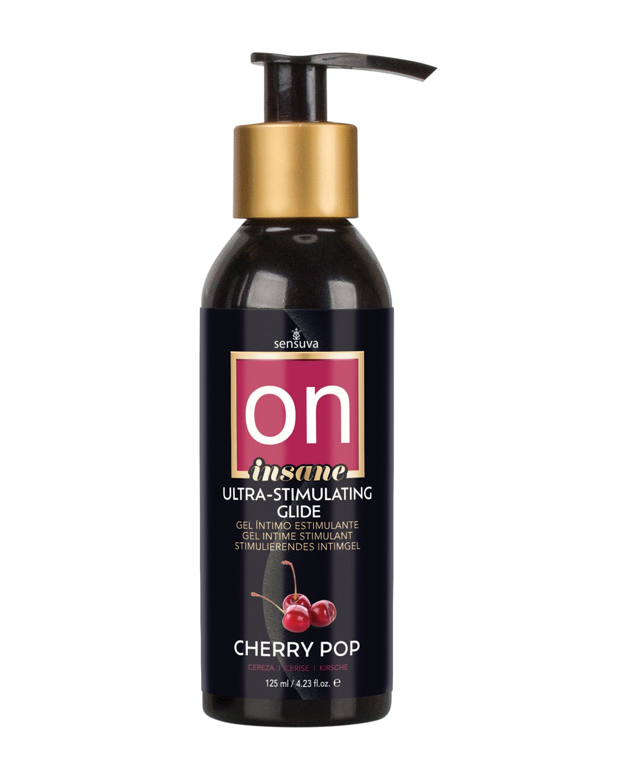 ON Insane Ultra Stimulating Personal Moisturizer - 4.2 oz Cherry Pop by Sensuva Valencia Naturals