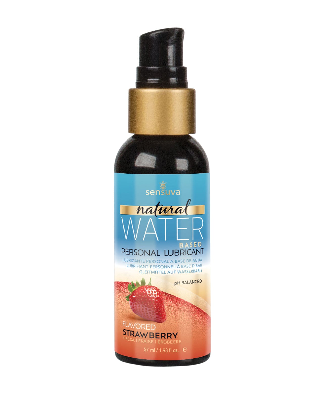 Sensuva Natural Water Based Personal Moisturizer - 1.93 oz Strawberry by Sensuva Valencia Naturals