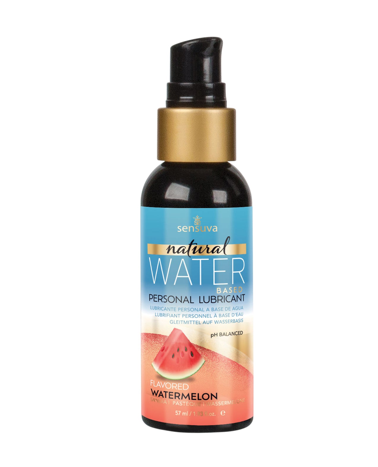 Sensuva Natural Water Based Personal Moisturizer - 1.93 oz Watermelon by Sensuva Valencia Naturals