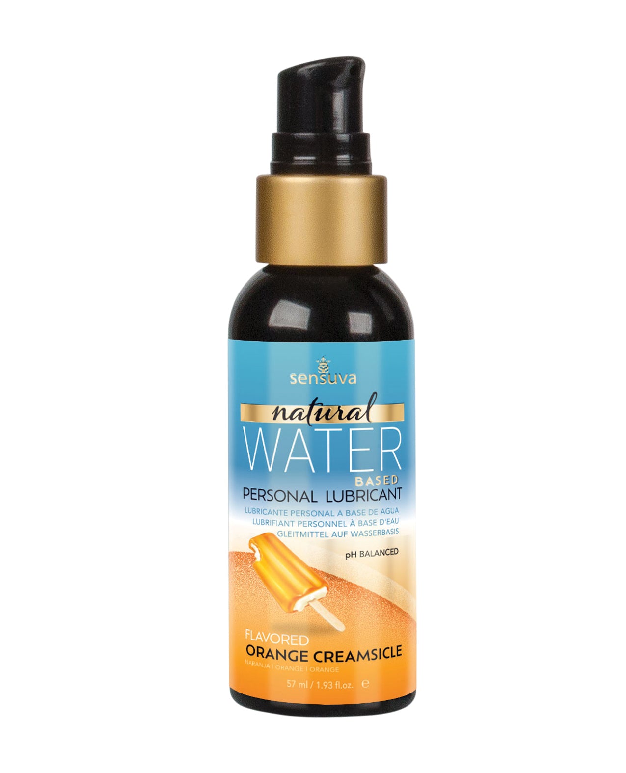 Sensuva Natural Water Based Personal Moisturizer - 1.93 oz Orange Creamsicle by Sensuva Valencia Naturals