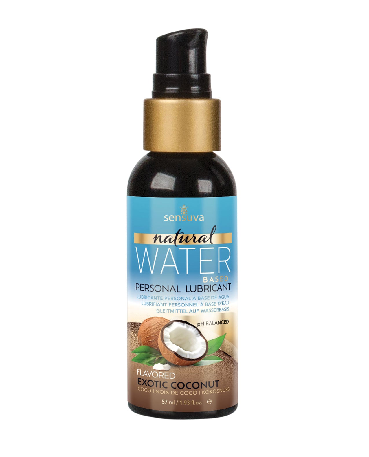 Sensuva Natural Water Based Personal Moisturizer - 1.93 oz Exotic Coconut by Sensuva Valencia Naturals