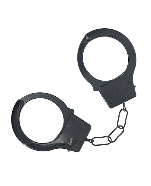 Shots Ouch! Classic Metal Handcuffs - Black by Shots America LLC