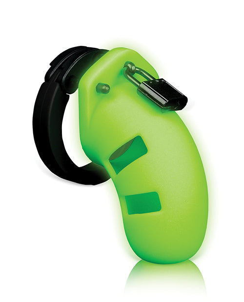 Shots Ouch 3.5" Model 20 Cock Cage - Glow in the Dark by Shots America LLC