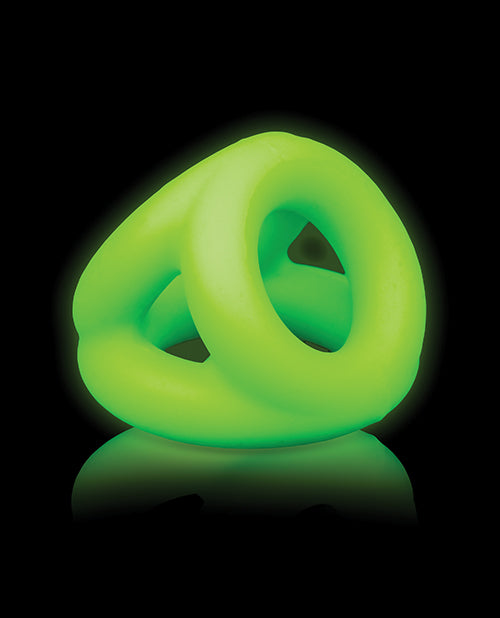 Shots Ouch Cock Ring & Ball Strap - Glow in the Dark by Shots America LLC