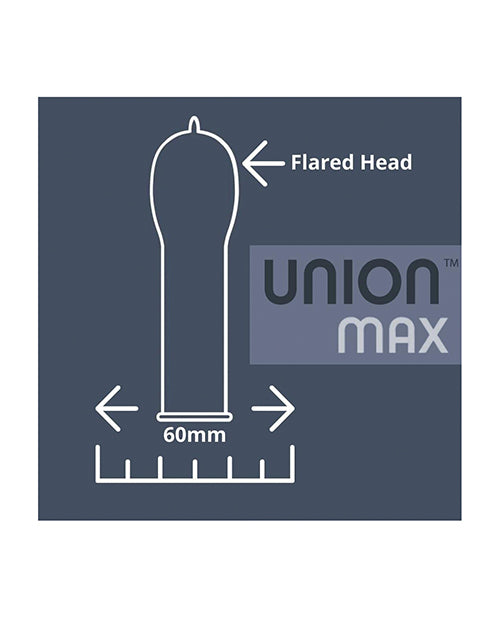 Union Max Condom - Pack of 12 by Sooka INCunion Condoms