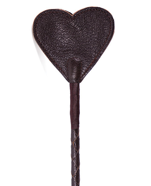 Spartacus Heart Crop - Brown Leather by Spartacus