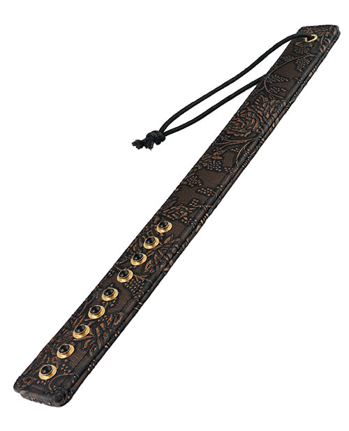 Spartacus Paddle w/Gems - Brown Floral Print by Spartacus