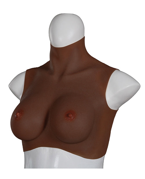 XX-DREAMTOYS Ultra Realistic D Cup Breast Form Medium - Black by St Rubber Gmbh