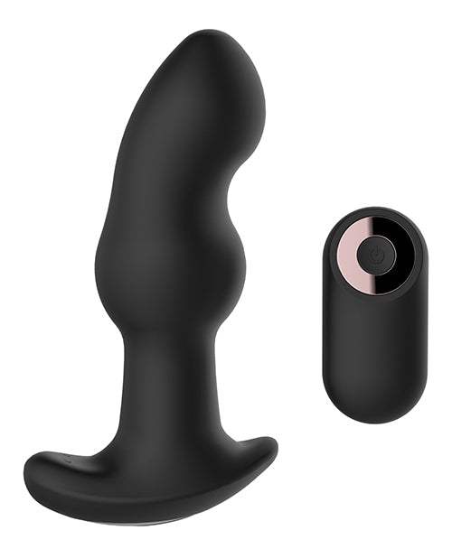 Gender Fluid Frission Anal Vibe w/Remote - Black by Thank Me Now INC