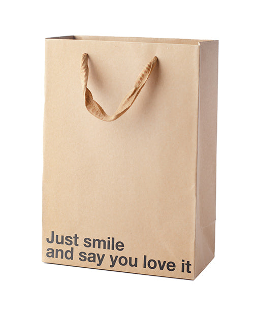 Just Smile and Say You Love It Gift Ba by Wood Rocket LLC