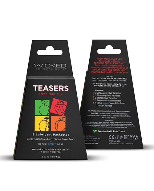 Wicked Sensual Care Teasers Fresh Fruit Mix by Wicked Sensual Care