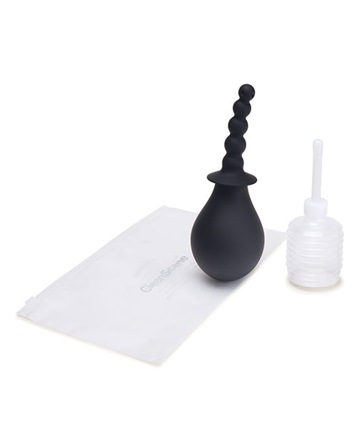 CleanScene 4 Pc Soft Squeeze Beaded Anal Douche Set w/Flared Base by Xgen