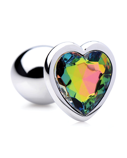 Bootysparks Rainbow Prism Heart Anal Plug by Xr LLC