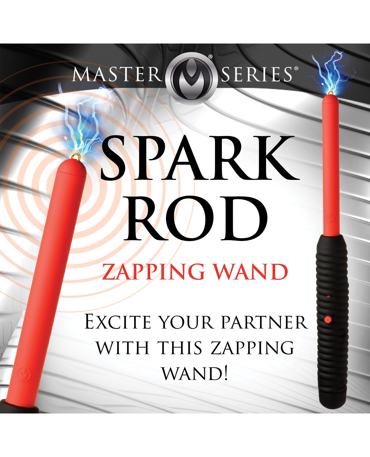 Master Series Spark Rod Zapping Wand - Red/Black by Xr LLC