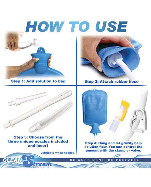 Clean Stream Detox Deluxe Shower Enema Kit by Xr LLC