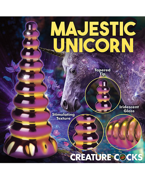 Creature Cocks Twilight Rainbow Glass Dildo by Xr LLC