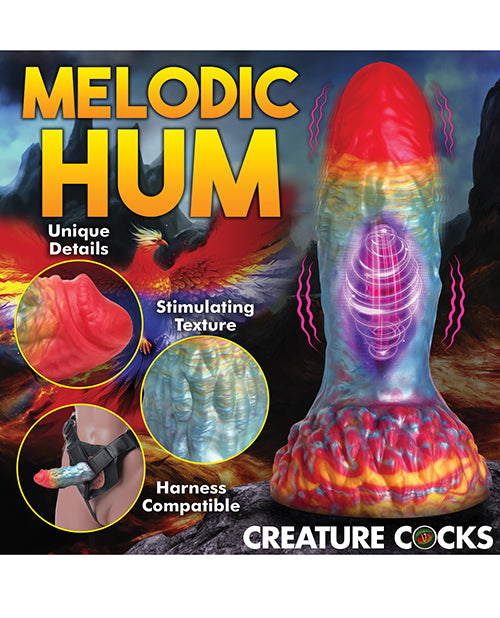 Creature Cocks Rainbow Phoenix Vibrating Dildo w/Remote Control - Rainbow by Xr LLC