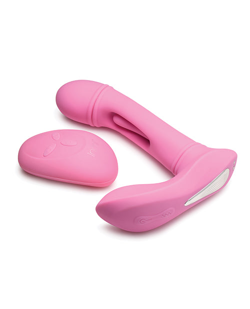 Inmi G-Flick Flicking G-Spot Vibrator w/Remote - Pink by Xr LLC