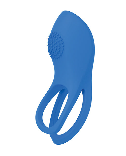 Gold Glam Cock Ring - Blue