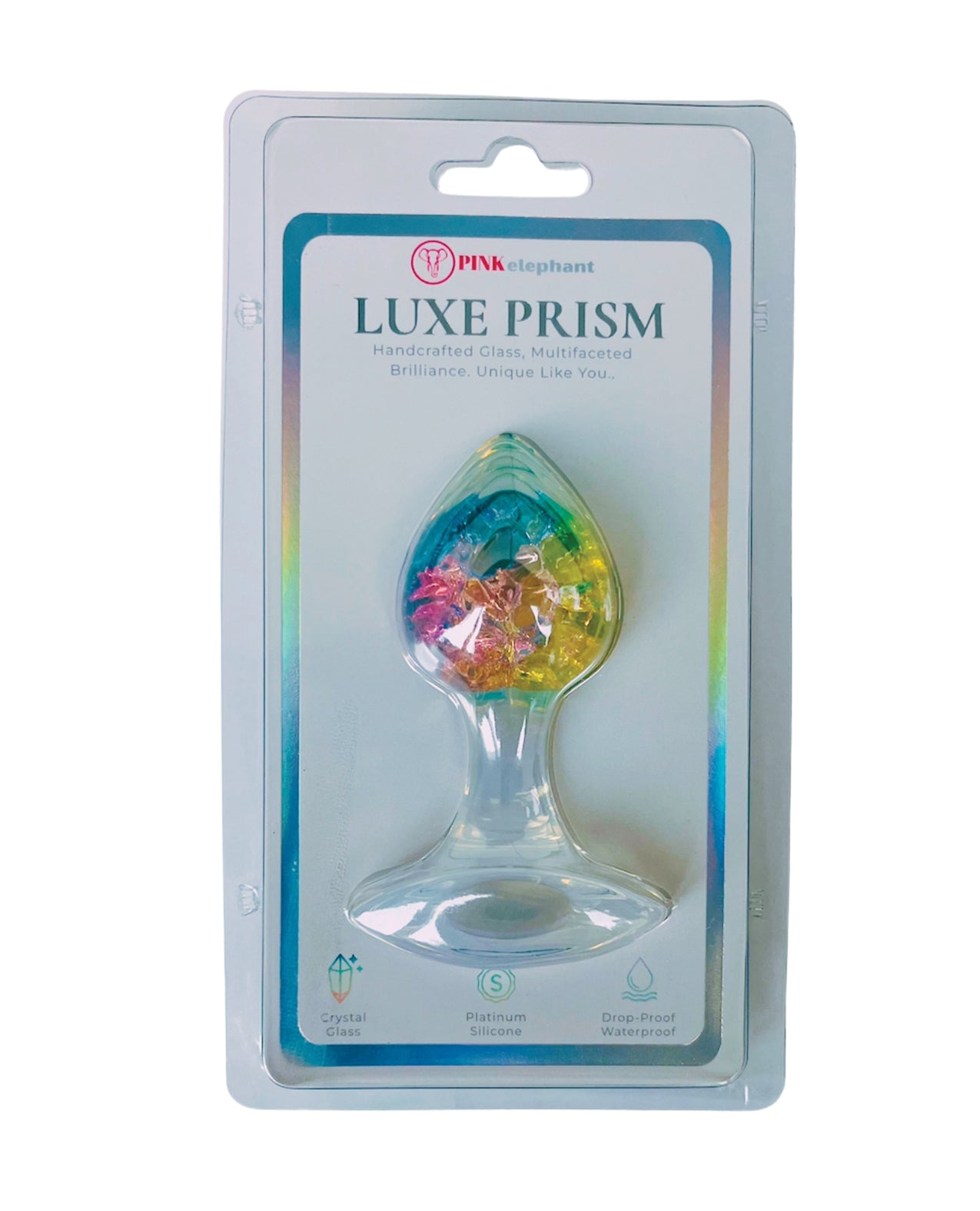 Luxe Prism Medium Plug - Rainbow