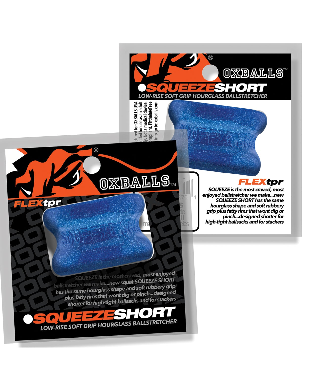 Oxballs Squeeze Short Ball Stretcher - Blue Fire