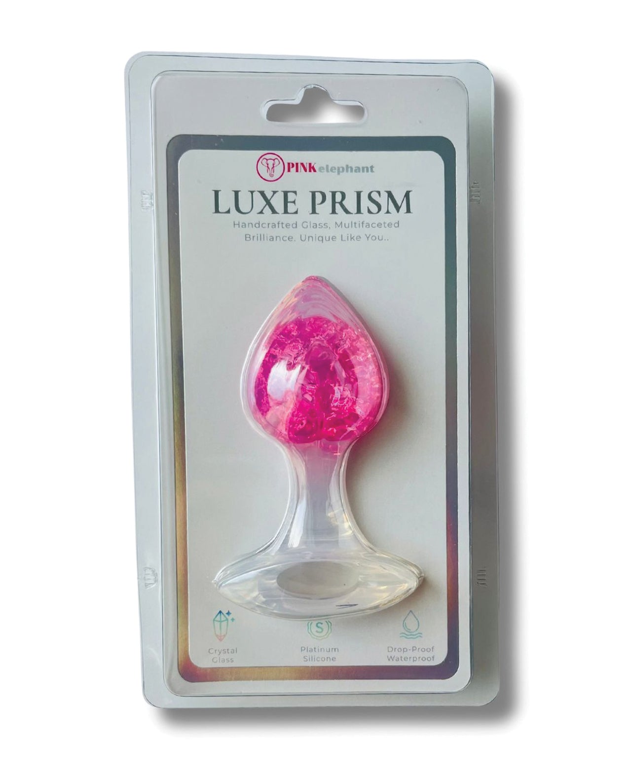 Luxe Prism Medium Plug - Light Pink