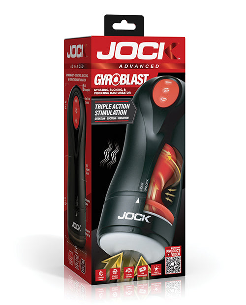 Curve Toys Jock Gyroblast Gyrating, Sucking, & Vibrating Masturbator