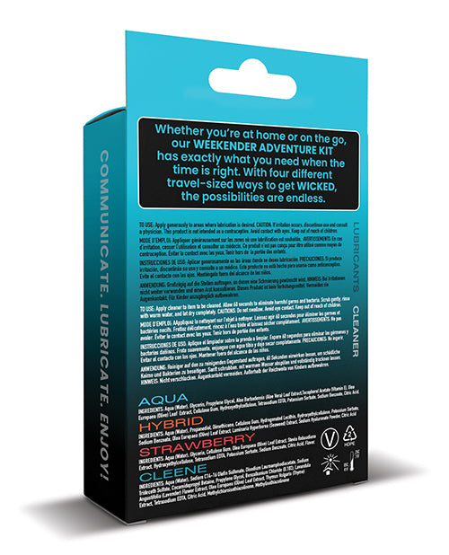 Wicked Sensual Care Weekender Kit - 1 oz Bottles by Wicked Sensual Care