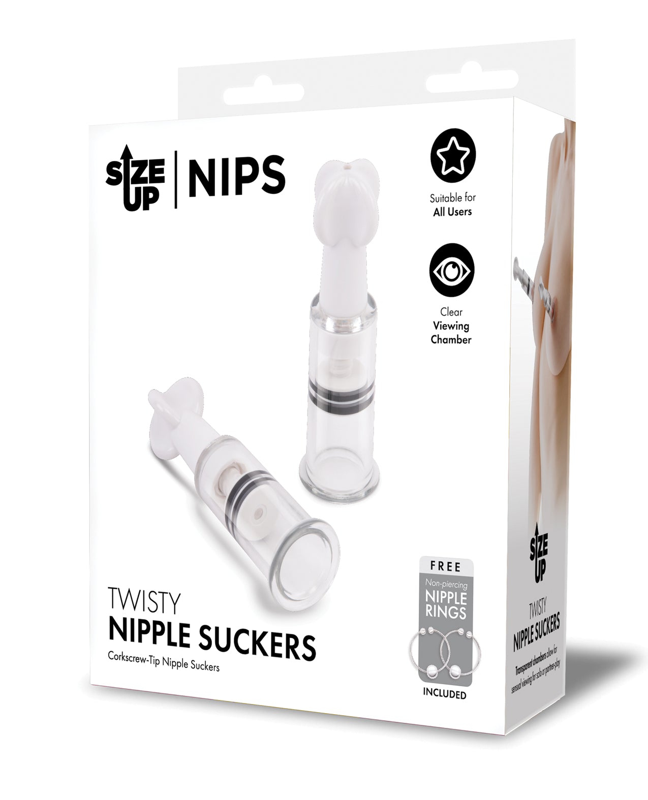 Size Up Twisty Nipple Suckers