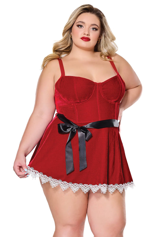 Red Santa Dress by Coquette