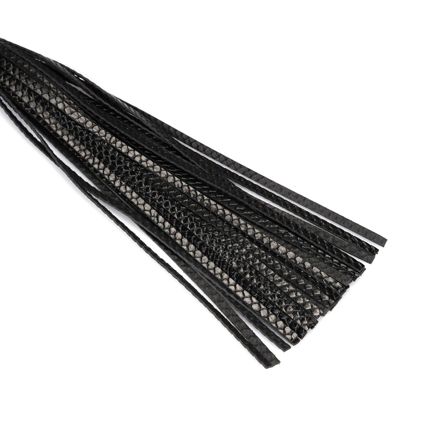 Crocodile Noir: Black Leather Flogger