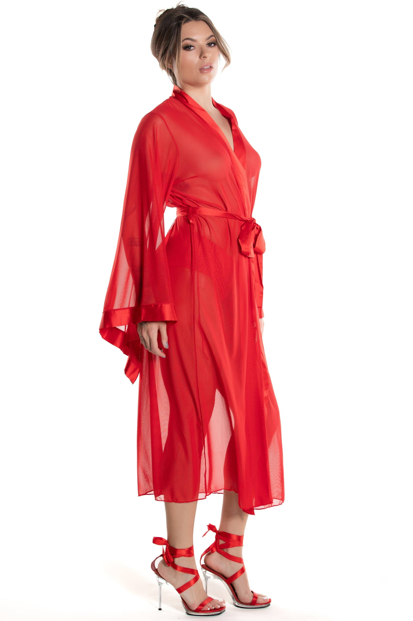 Long Mesh Robe by Midnight Ballerina